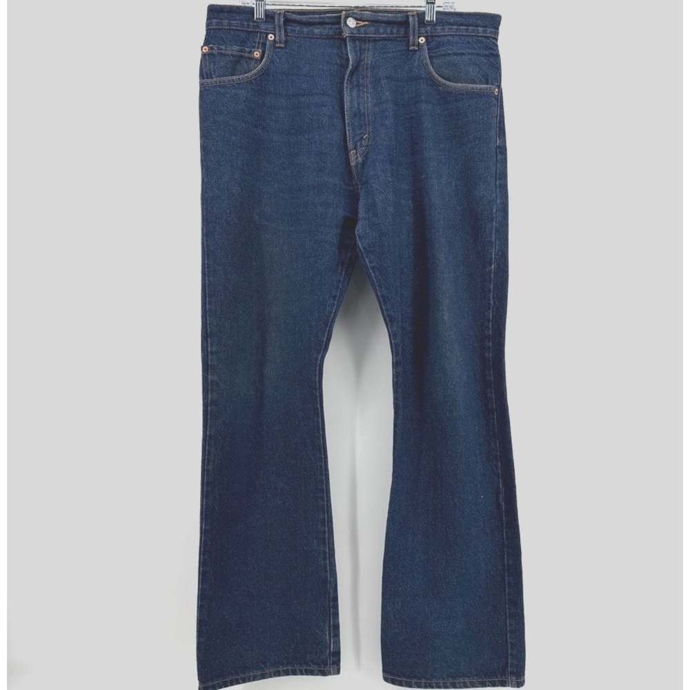 Levi's 517 Jeans Mens 36x32 Bootcut Mid Rise Medium Wash Blue Denim Pants Y2K